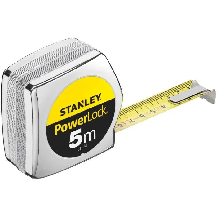 Stanley Cinta Métrica Powerlock Classic ABS 1-33-195 5m x 25mm 3