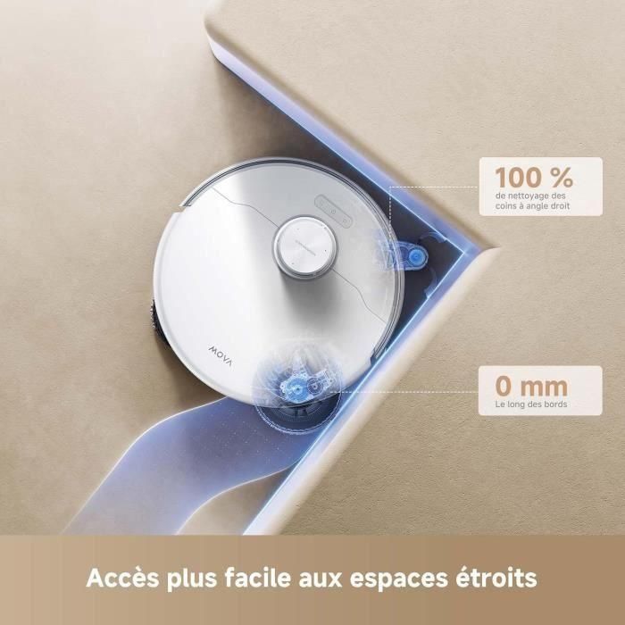 MOVA P50 Pro Ultra - Robot aspirador con base - 19.000 Pa - Cepillo antienredos - Limpieza automática 4 MOVA P50 Pro Ultra - Robot aspirador con base - 19.000 Pa - Cepillo antienredos - Limpieza automática 4