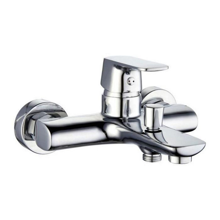 ROUSSEAU Grifo Mezclador Mecánico para Baño y Ducha Dunedin, Moderno, Cuerpo Latón, Cartucho Cerámica Ø35mm, Boquilla con Aireador y Desviador 0 ROUSSEAU Grifo Mezclador Mecánico para Baño y Ducha Dunedin, Moderno, Cuerpo Latón, Cartucho Cerámica Ø35mm, Boquilla con Aireador y Desviador 0