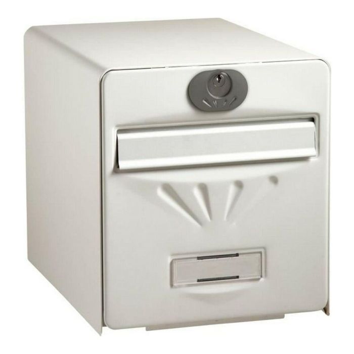 Burg Wachter Buzón de Correo Costero de Acero Galvanizado, Puerta Trasera de Cristal, Blanco, con Anticorrosión y Bisagras Inoxidables Burg Wachter Buzón de Correo Costero de Acero Galvanizado, Puerta Trasera de Cristal, Blanco, con Anticorrosión y Bisagras Inoxidables