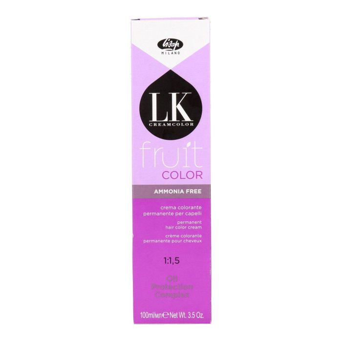 Lisap Lk Fruit Color 9/2 Rubio Clarísimo Ceniza Tinte en Crema Permanente sin Amoniaco 100 ml