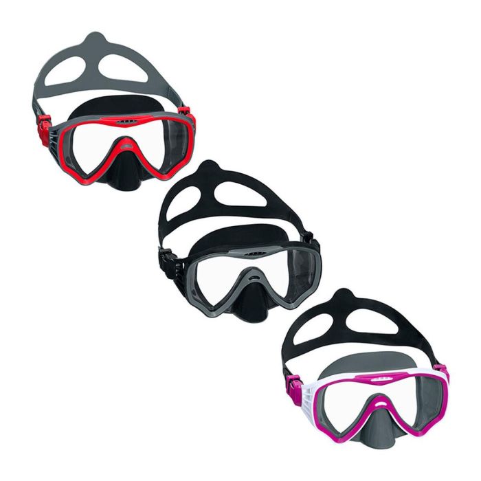 Mascara de buceo Bestway Gris Adulto (1 unidad) Mascara de buceo Bestway Gris Adulto (1 unidad)