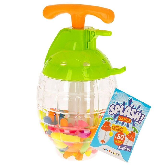 Globos de Agua con Inflador Colorbaby Splash Autocierre 6 Unidades 1