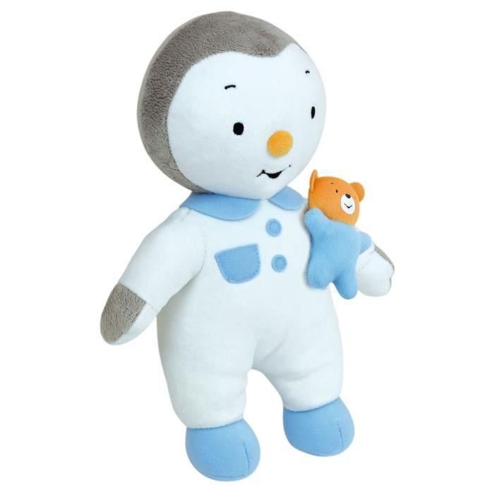 Jemini Peluche T'choupi Luminou 25 cm de Poliéster, Apto para Niños y Niñas desde el Nacimiento, Lavable a 30° 1