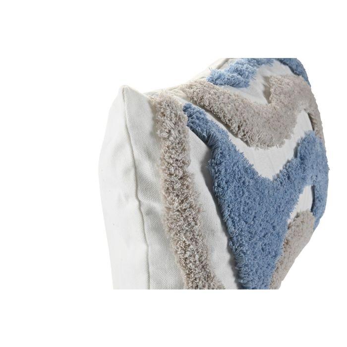 Cojin Urban DKD Home Decor Blanco Gris 30 x 50 cm (2 Unidades) 1