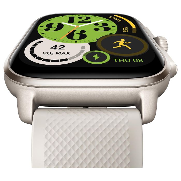 Amazfit Cheetah Square Smartwatch Reloj Inteligente - Pantalla AMOLED 1.75", GPS, Batería 8 Días, 37g, Resistencia Agua 5 ATM, Champagne