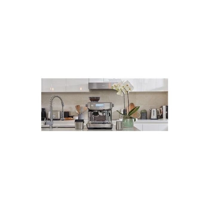 Sage Cafetera Espresso Manual con Molinillo Barista, 3 Segundos, Acero Inoxidable 4