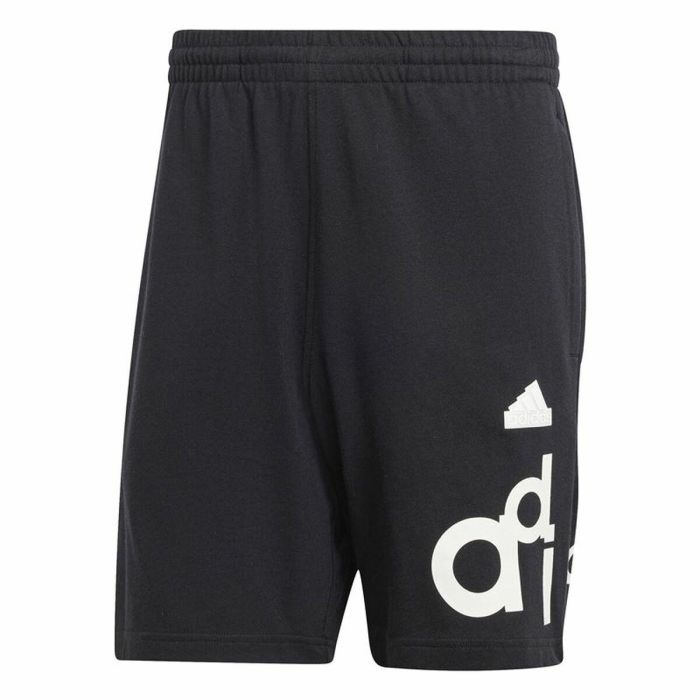 Pantalón Corto Deportivo Adidas Bl Short Q1 Graphic Negro 6