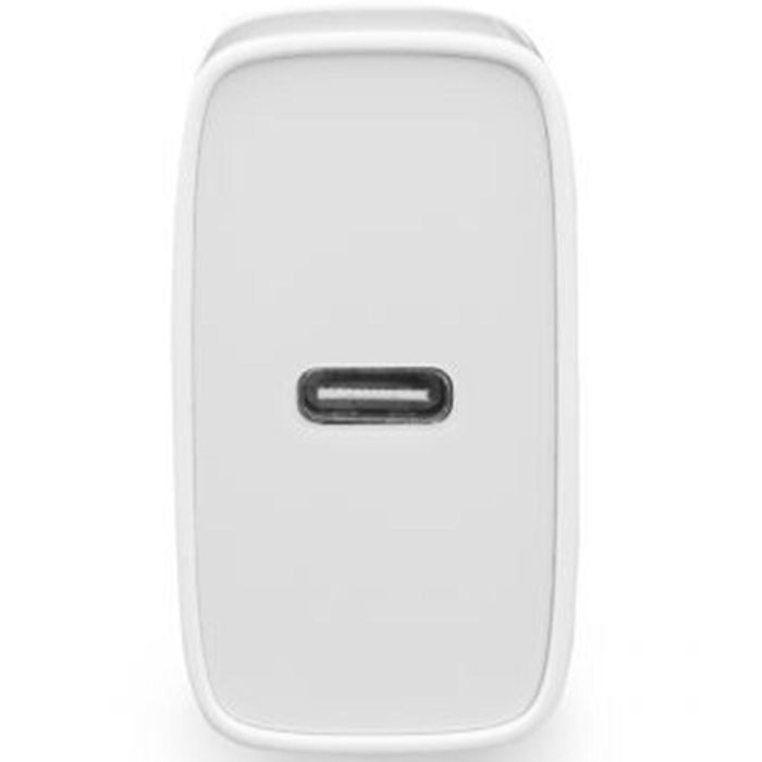 Ewent EW1320 Cargador USB-C 20W con Power Delivery para iPhone 12 y dispositivos Android, carga rápida 1