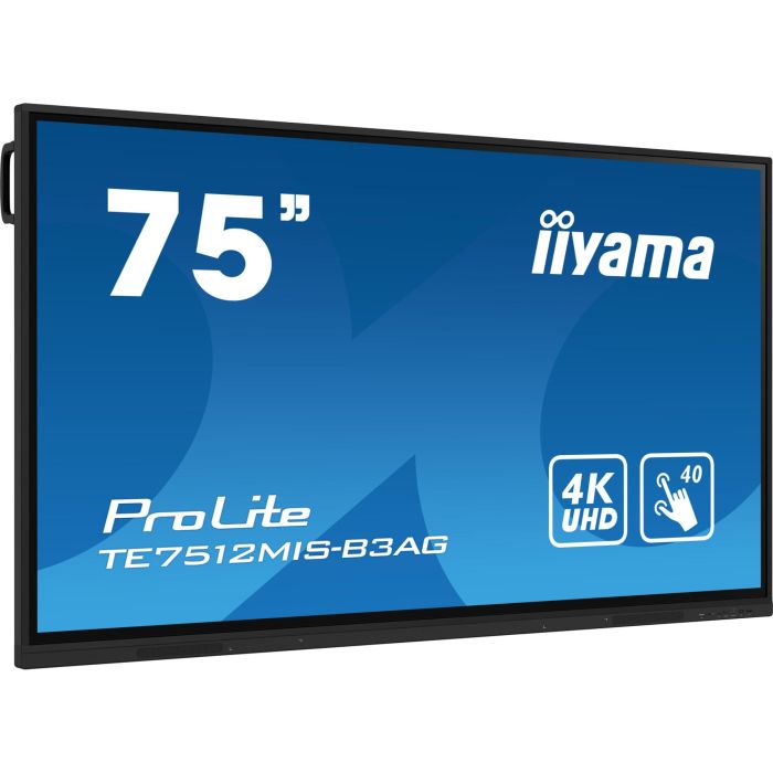iiyama TE7512MIS-B3AG 75" 4K UHD IPS Touchscreen Digital Signage 24/7 Android 11 0 iiyama TE7512MIS-B3AG 75" 4K UHD IPS Touchscreen Digital Signage 24/7 Android 11 0