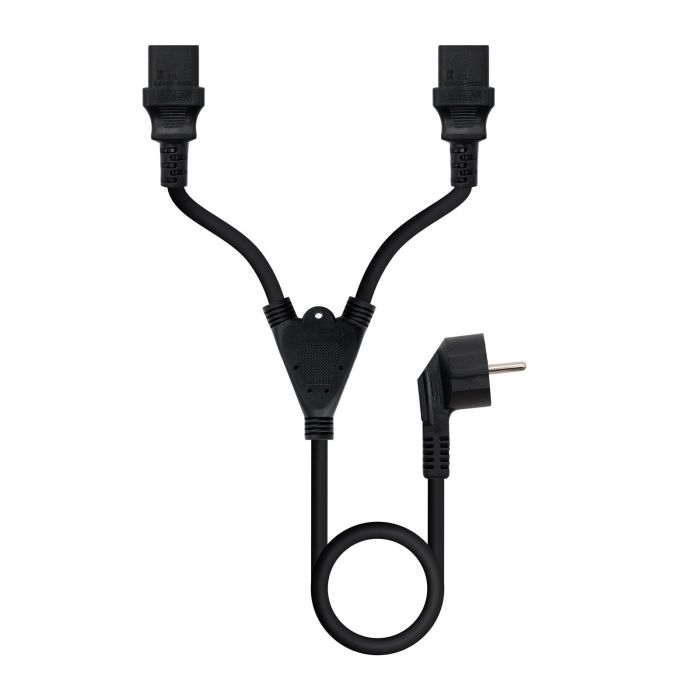 NANOCABLE CABLE ALIMENTACION CEE7/M - 2XC13/H, 1.8 M NANOCABLE CABLE ALIMENTACION CEE7/M - 2XC13/H, 1.8 M