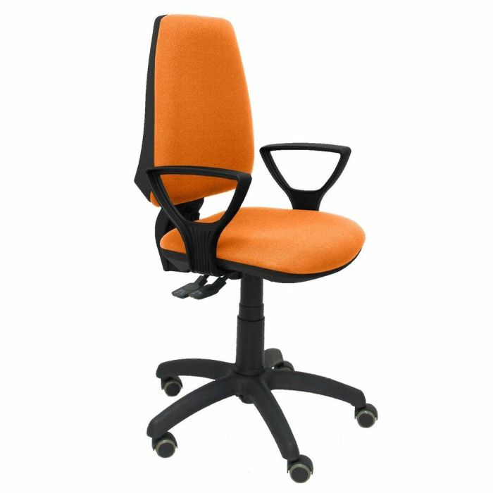 PIQUERAS Y CRESPO Silla Elche S bali naranja brazos fijos ruedas de parque PIQUERAS Y CRESPO Silla Elche S bali naranja brazos fijos ruedas de parque