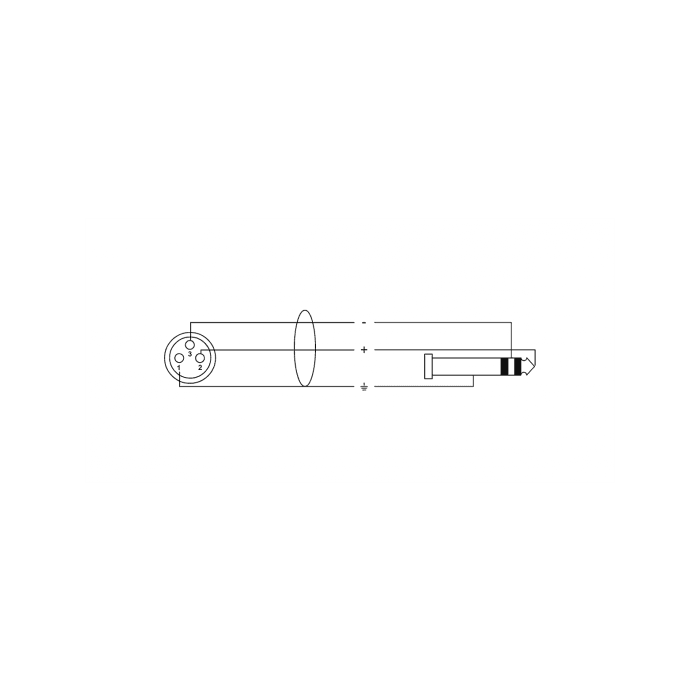 Cable De Audio Xlr Hembra / Jack Estéreo - 6 M 1 Cable De Audio Xlr Hembra / Jack Estéreo - 6 M 1