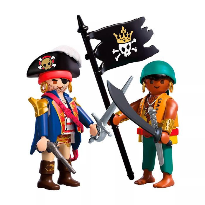 PLAYMOBIL 72024 Duo Pack Piratas - Figura de Acción para Niños +4 Años 1