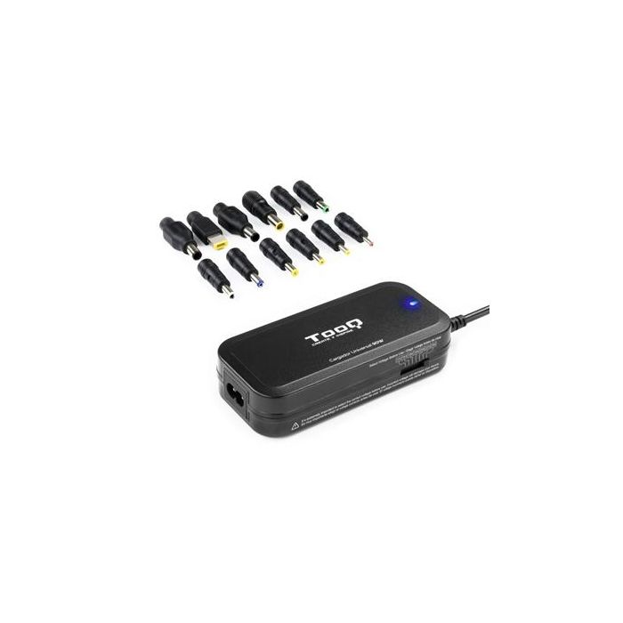 TooQ Cargador Portátil TQLC-90BS02M | 90W | Voltaje 15-24V | 1 USB | 12 Conectores Universales 0 TooQ Cargador Portátil TQLC-90BS02M | 90W | Voltaje 15-24V | 1 USB | 12 Conectores Universales 0