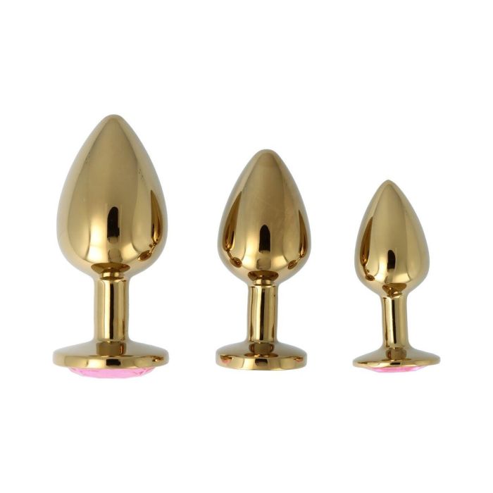 Plug Anal Pick&Love Nº 32 Dorado 3 Piezas (8,3 cm) (9,5 cm) (7,6 cm) 6