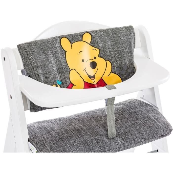 Hauck Cojín para Silla Alta Alpha+ Winnie the Pooh - Acolchado Lavable con Velcro para Bebés desde 6 Meses 2