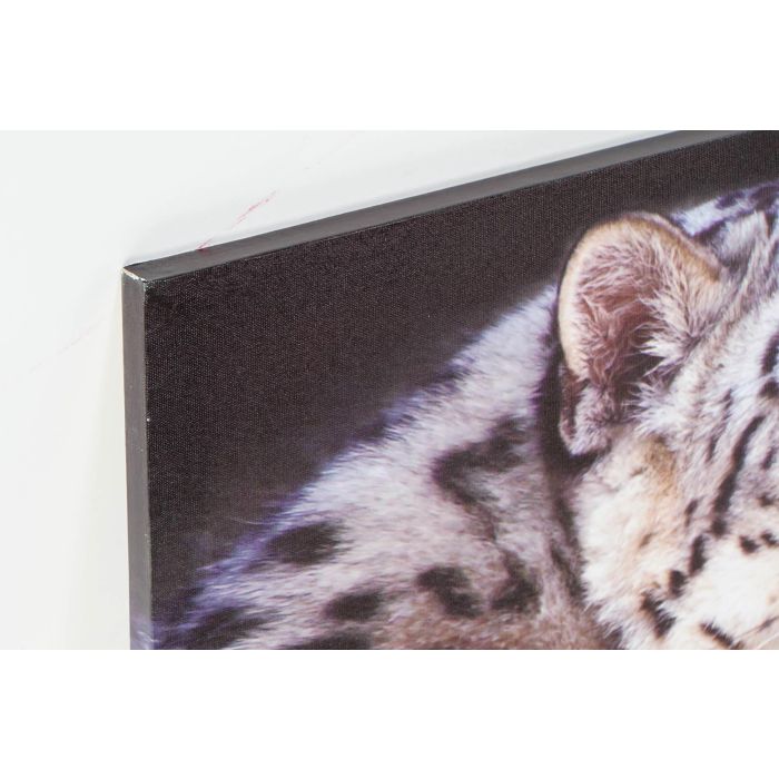 DKD Home Decor Cuadro Decorativo Colonial Multicolor con Diseño de Tigres sobre Lienzo y MDF 80x40 cm - Pack 2 Unidades Surtidos 1