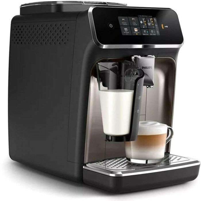 Philips Cafetera Espresso Automática EP2336/40 LatteGo 4 Bebidas - Cromo Negro 5