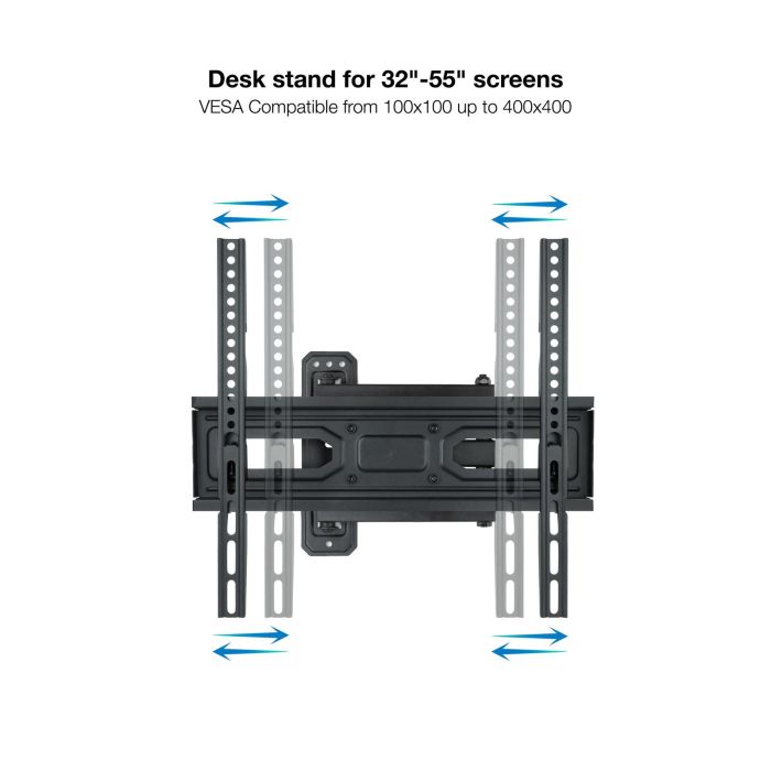 TOOQ SOPORTE PARED PANTALLAS 32-55" GIRA/INCLI NEGRO 1 TOOQ SOPORTE PARED PANTALLAS 32-55" GIRA/INCLI NEGRO 1
