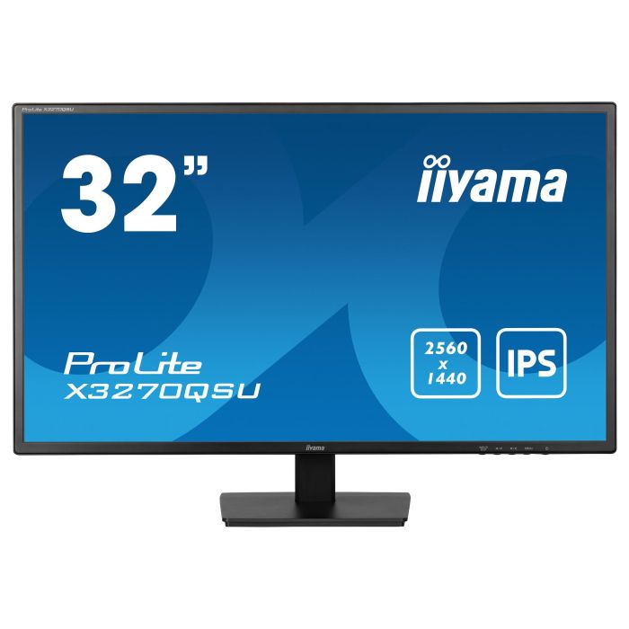 Iiyama X3270QSU-B1 Monitor 32" IPS QHD 2560x1440 100Hz 3ms 1xHDMI 1xDP USB Altavoces Negro Iiyama X3270QSU-B1 Monitor 32" IPS QHD 2560x1440 100Hz 3ms 1xHDMI 1xDP USB Altavoces Negro
