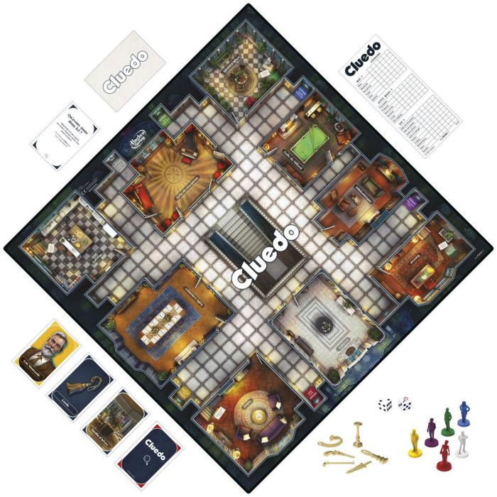 Hasbro Gaming Cluedo Classic Refresh Juego de mesa de reflexión y estrategia nueva versión 8 años HAS5010994207205 8 Hasbro Gaming Cluedo Classic Refresh Juego de mesa de reflexión y estrategia nueva versión 8 años HAS5010994207205 8