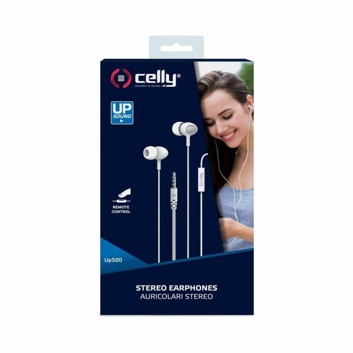 Celly Auricular Jack 3.5 Stereo Con Microfono Blanco 6 Celly Auricular Jack 3.5 Stereo Con Microfono Blanco 6