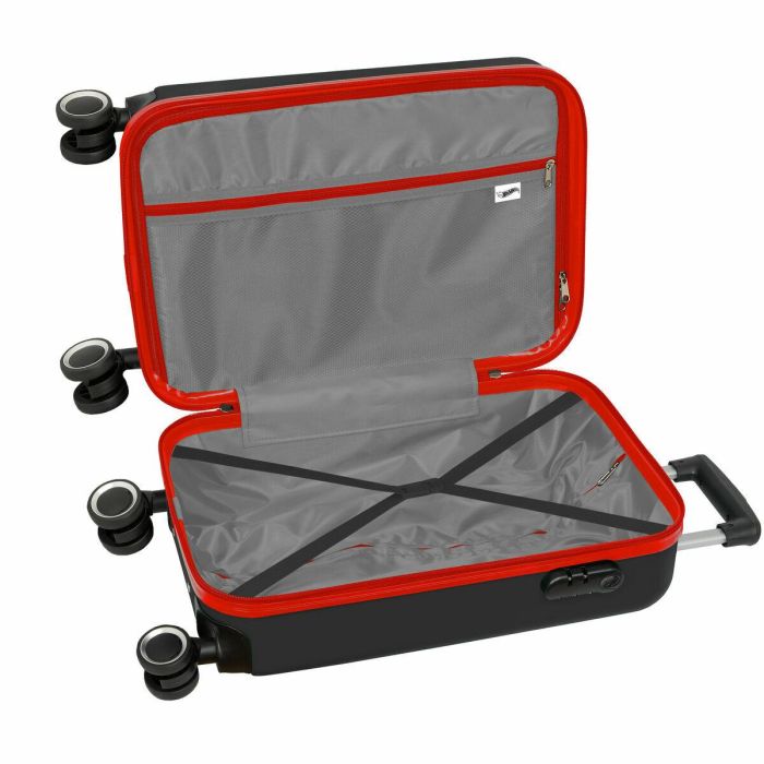 Hot Wheels Trolley Cabina 20" Rígida 34,5x55x20 cm para Niños +3 Años Maleta de Viaje Ruedas Asa Extensible 6