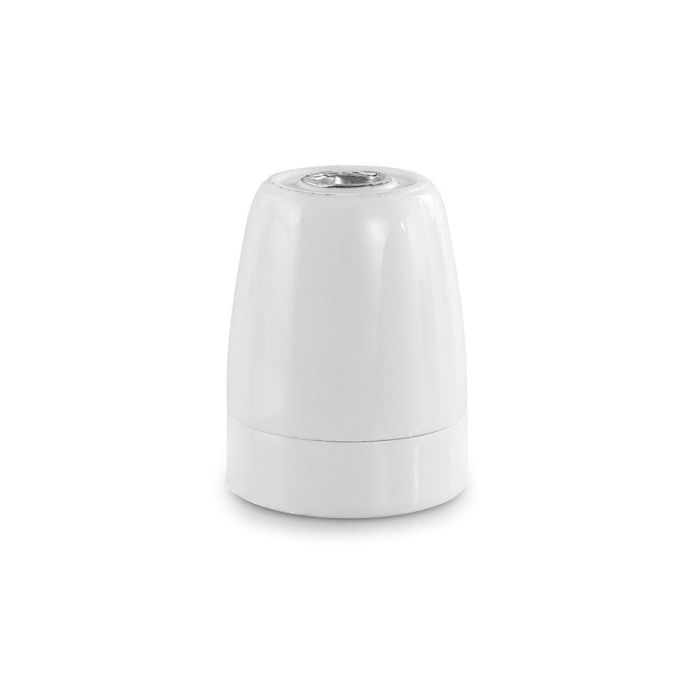 Edm Portalamparas E27 Porcelana Serie Vintage 4A 250V Ø47x59mm Blanco 0 Edm Portalamparas E27 Porcelana Serie Vintage 4A 250V Ø47x59mm Blanco 0