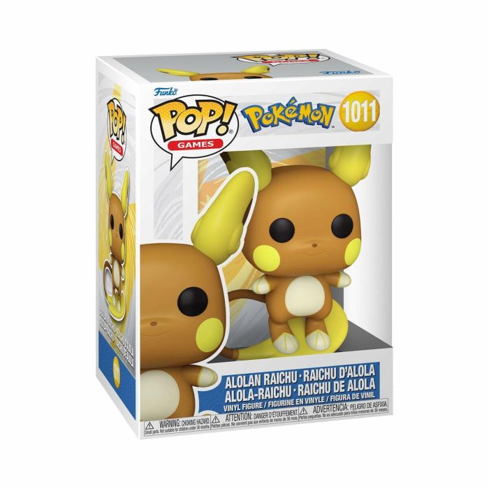 Funko Figura POP Pokemon Alolan Raichu de Vinilo de 9cm 11 Funko Figura POP Pokemon Alolan Raichu de Vinilo de 9cm 11
