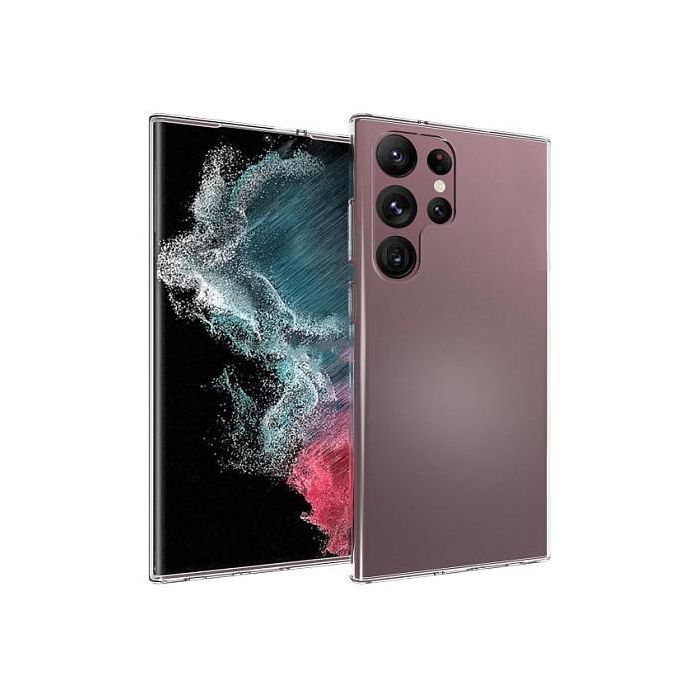 PEDEA Funda TPU Transparente para Samsung Galaxy S24 Ultra 5G - Carcasa Flexible y Antirrayaduras, Compatible con Pantalla de 6.8 Pulgadas (17.3 cm)