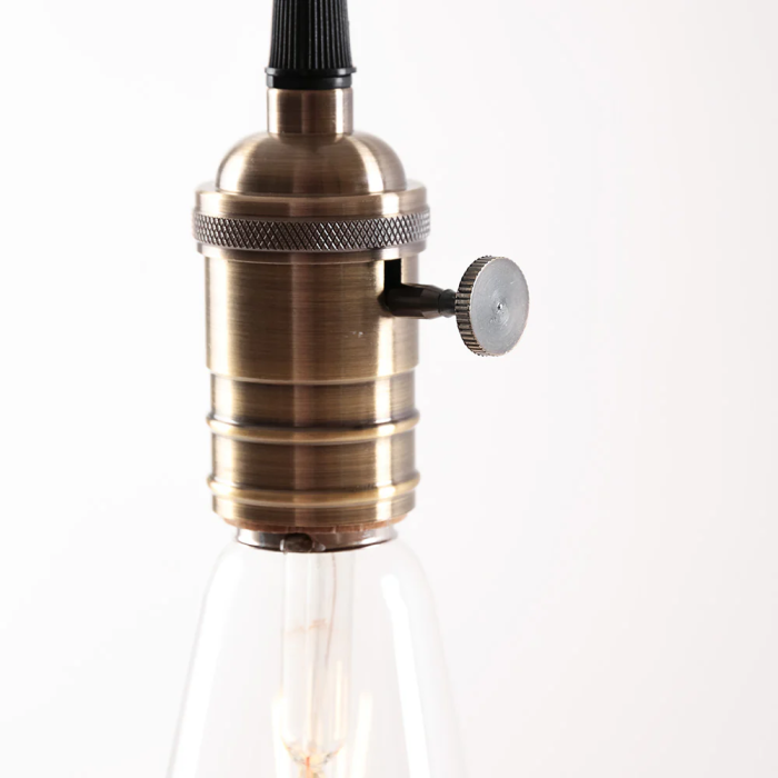 Colgante E27 Cable Tela 1000mm 0,75mm Rosetón Interruptor SC-MPL006