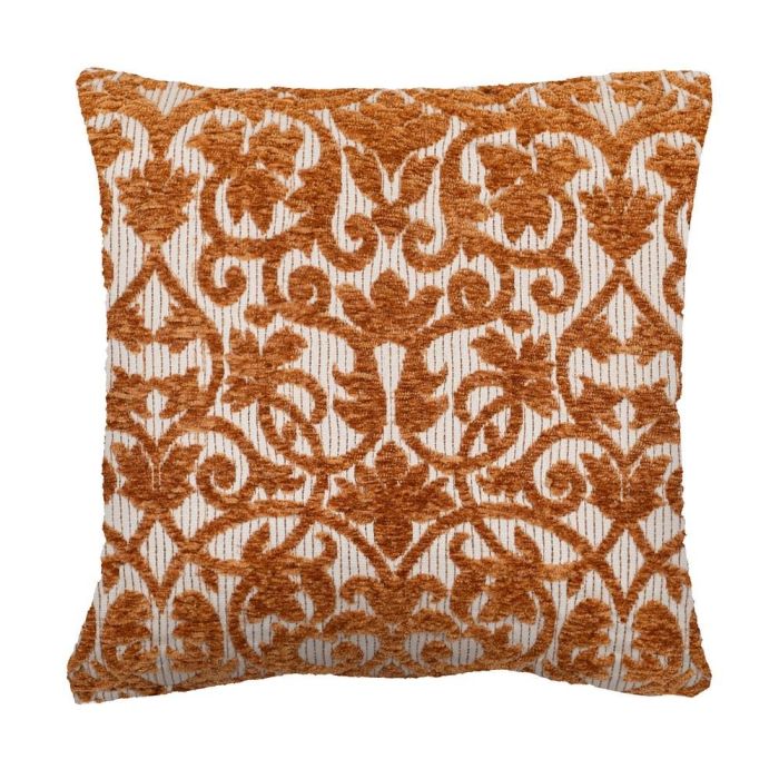 Cojín Blanco-Ocre Algodón / Poliéster 45 X 45 cm