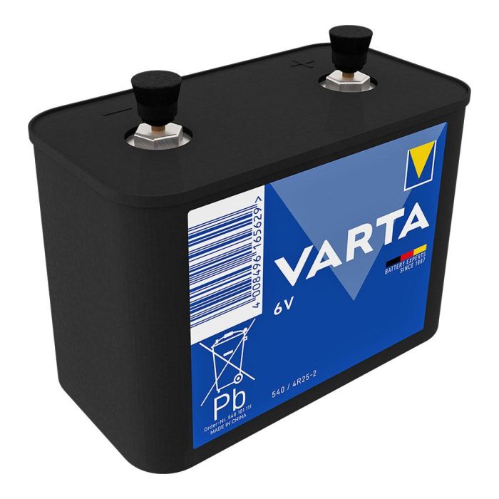 Varta Batería 540-4r25-2 6V 8000mAh Zinc 136x73x125mm 0 Varta Batería 540-4r25-2 6V 8000mAh Zinc 136x73x125mm 0
