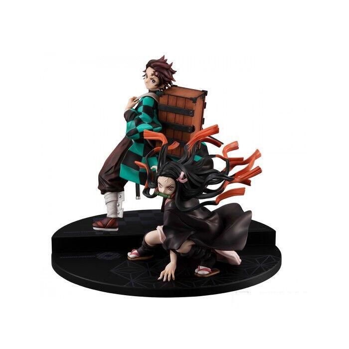 Megahouse Figura Serie G.E.M. Demon Slayer - Hermanos Kamado de Kimetsu no Yaiba, PVC Pintado a Mano, 17cm y 13cm 2 Megahouse Figura Serie G.E.M. Demon Slayer - Hermanos Kamado de Kimetsu no Yaiba, PVC Pintado a Mano, 17cm y 13cm 2
