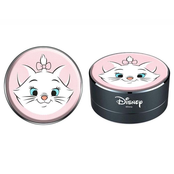 ERT GROUP Altavoz Inalámbrico Portátil Disney Marie Los Aristogatos con Radio FM, MP3, Micrófono y Batería 300 mAh