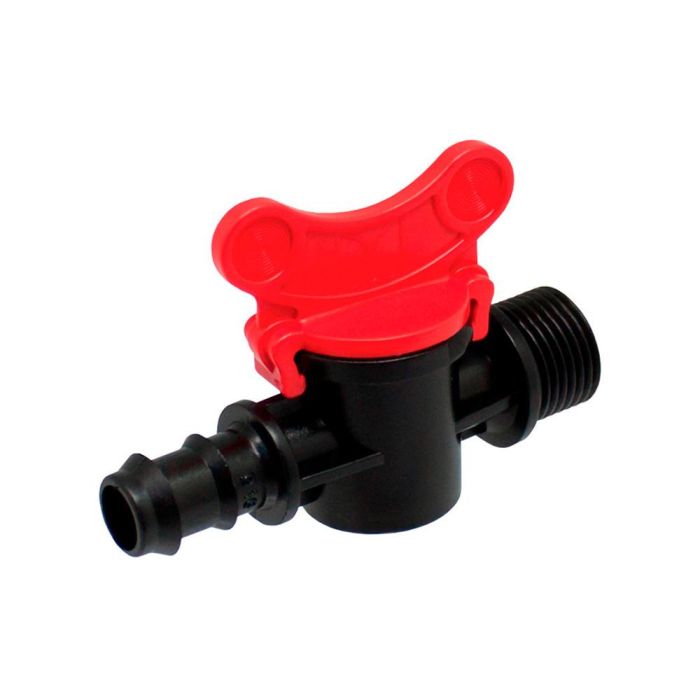 Blue Bird-Altadex Pack de 2 Válvulas de Tubo Polipropileno 16mm a Rosca 1/2" para Riego