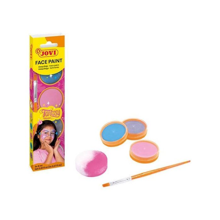 Jovi Fantasy Estuche Maquillaje Crema 3 Botes 8 mL con Accesorios