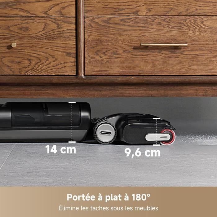 Dreame DRE6977328065582 H12 Pro FlexReach - Aspiradora escoba 18.000 Pa, Secado aire caliente, Alcance plano 180° 5