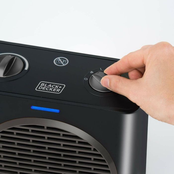 Calefactor Cerámico Eléctrico Black & Decker BXSH1500E 2000W Negro 1500 W 2000 W 1 Calefactor Cerámico Eléctrico Black & Decker BXSH1500E 2000W Negro 1500 W 2000 W 1