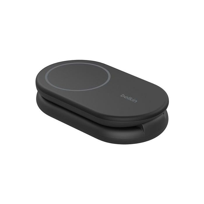 Belkin Estación de Carga Inalámbrica Qi2 15W, Compatible MagSafe, Negro Belkin Estación de Carga Inalámbrica Qi2 15W, Compatible MagSafe, Negro