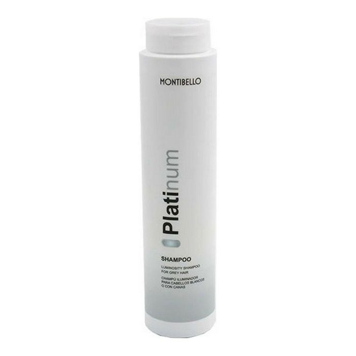 Montibello Champú Platinum Iluminador para Cabellos Blancos o Canas 300 ml