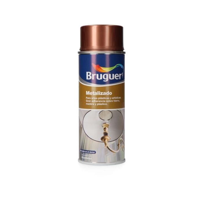 Bruguer Esmalte Acrílico Spray Multisuperficie Interior Metalizado Cobre 0,4L Reparador