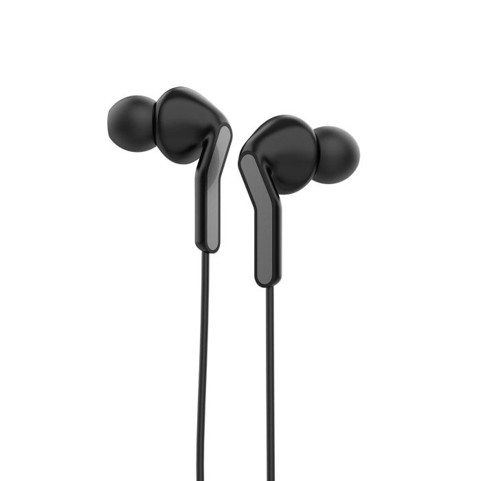 Muvit Auriculares E57 Negro con Micrófono, Almohadillas Ergonómicas y Certificación Ecológica 4