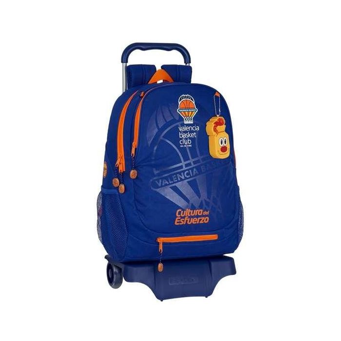 Safta Cartera Escolar con Carro Valencia Basket Club 320x160x440 mm 5