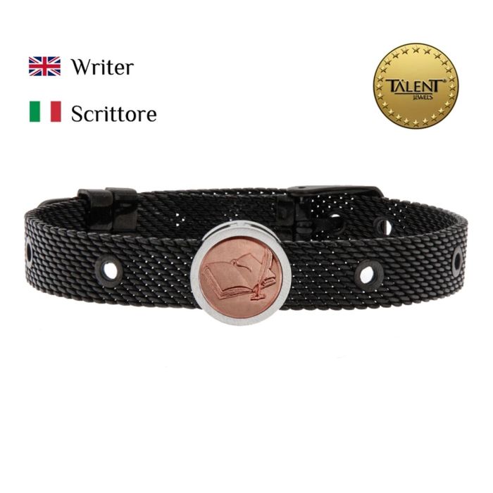 Pulsera Unisex Writer Talent Jewels TJA-3-14-02-2-235 Negro 1 Pulsera Unisex Writer Talent Jewels TJA-3-14-02-2-235 Negro 1