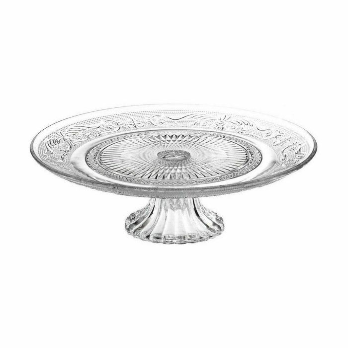 Soporte para Tarta Home Style New Baroc Transparente Ø 33 cm (6 Unidades) 1 Soporte para Tarta Home Style New Baroc Transparente Ø 33 cm (6 Unidades) 1