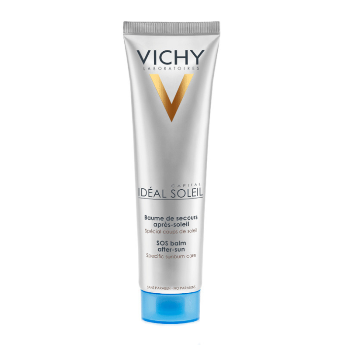Vichy IDÉAL SOLEIL Bálsamo Reparador After-Sun Calmante e Hipoalergénico para Piel Sensible y Quemada 100 ml