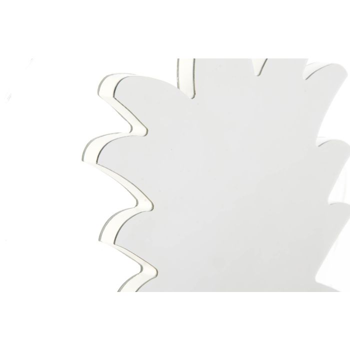 Decoracion Pared Tropical DKD Home Decor Blanco 1 cm (4 Unidades) 1