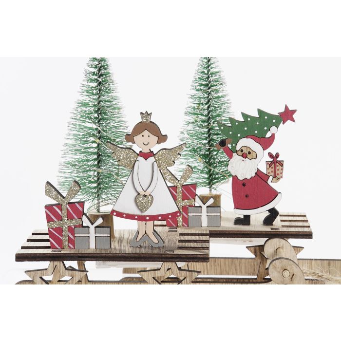 Decoracion Luminosa Navidad Alpina DKD Home Decor Rojo Natural 7 x 18 x 18 cm (6 Unidades) 2 Decoracion Luminosa Navidad Alpina DKD Home Decor Rojo Natural 7 x 18 x 18 cm (6 Unidades) 2